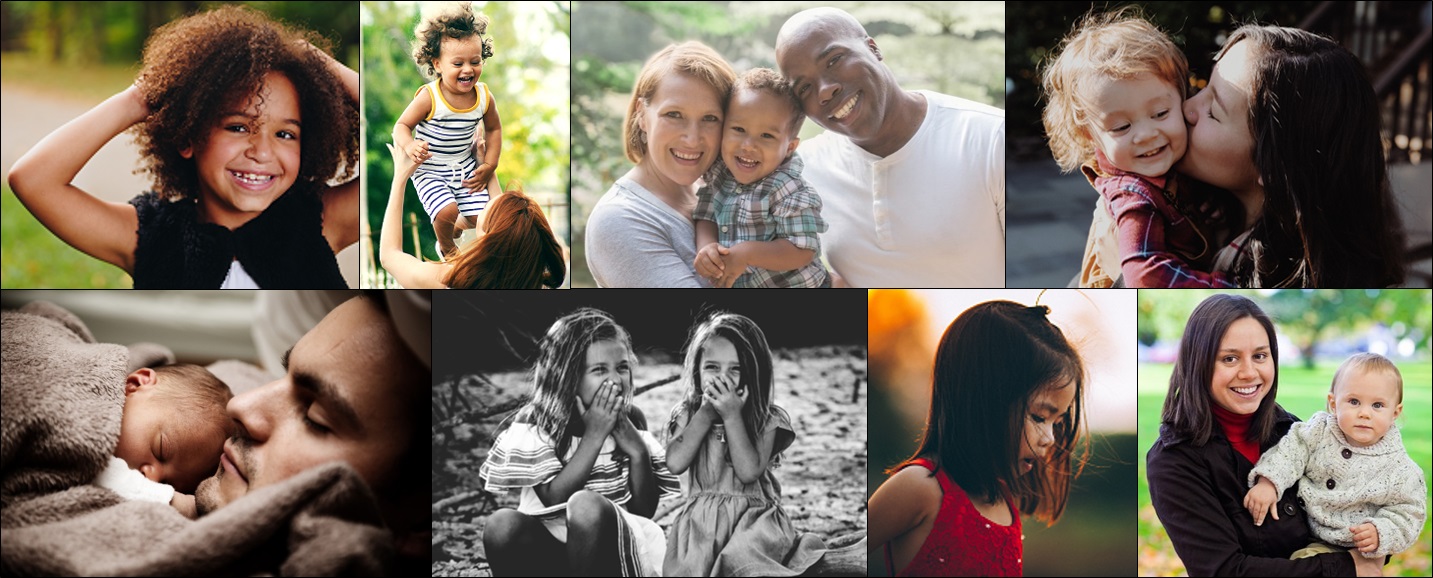 Collage of family photos